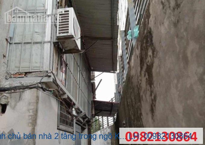 ✔️Chính chủ bán nhà 2 tầng trong ngõ Khương Trung, Thanh Xuân, 450tr;